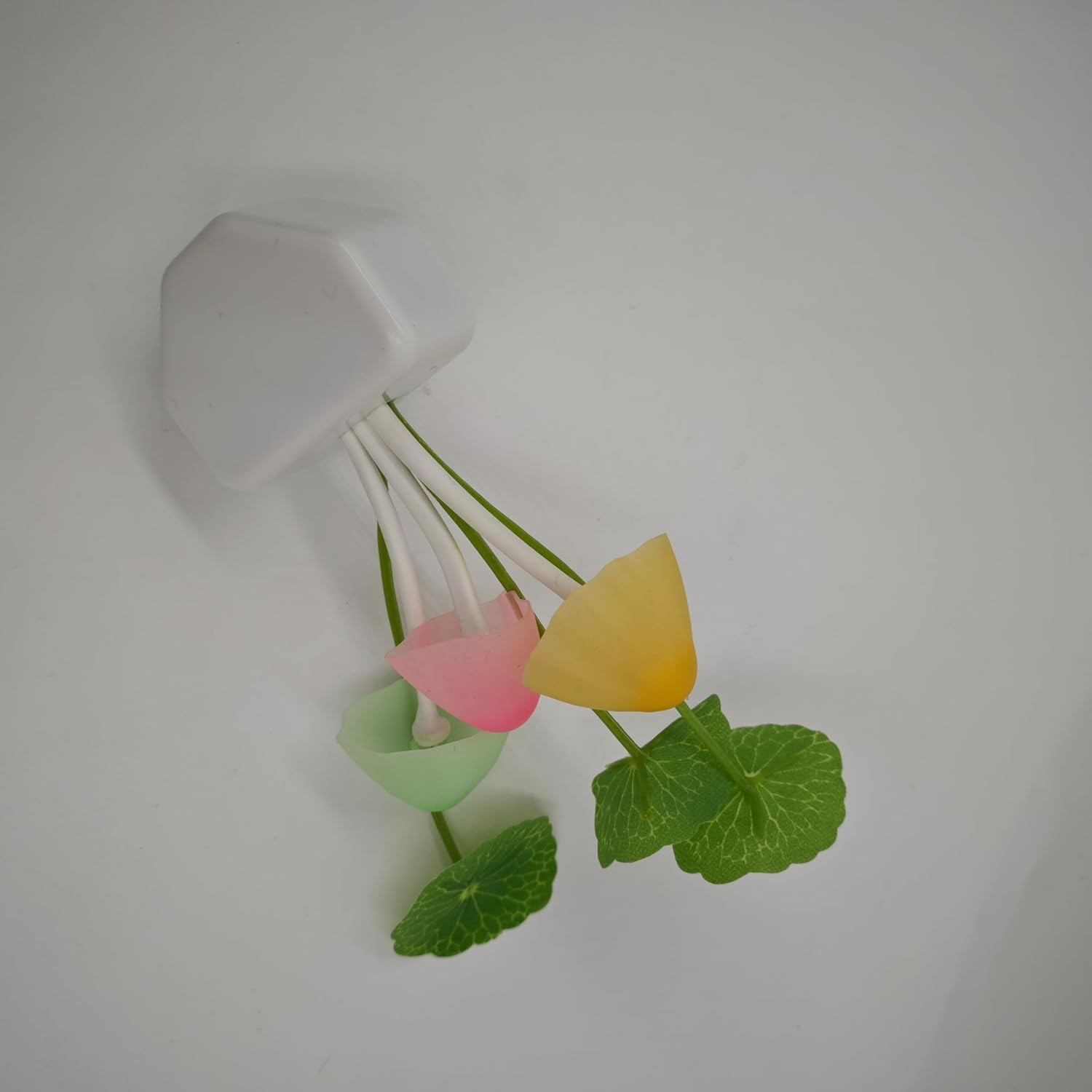 2 Pack Sensor Led Night Light Plug-In Wall Lamp Color Changing Mushroom Night Li