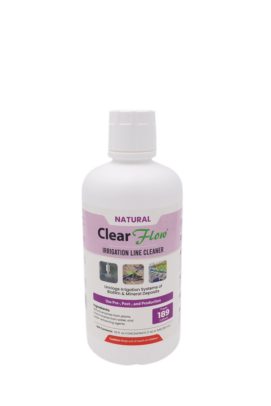 Clear Flow Irrigation Line Cleaner 32 fl oz Bottle by EPM