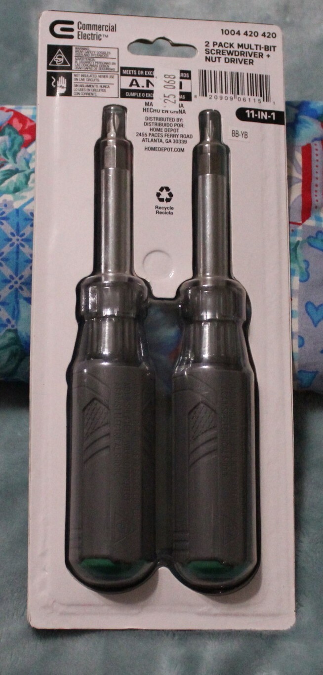 Commerical Electric 2 pack Multi-bit Screwdriver & Nut Driver - 1004 420 420