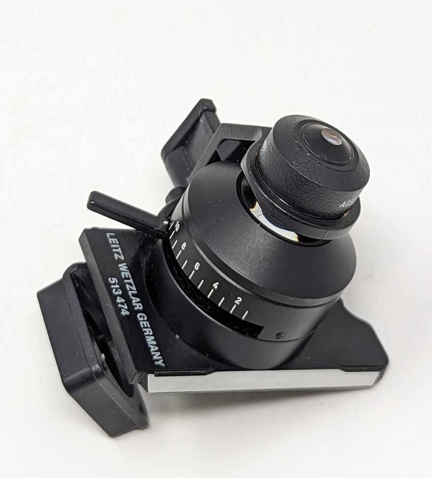 Leica Leitz Flipout Microscope Condenser 513474 513 474 with ACHR 0.90 S1.1 Lens