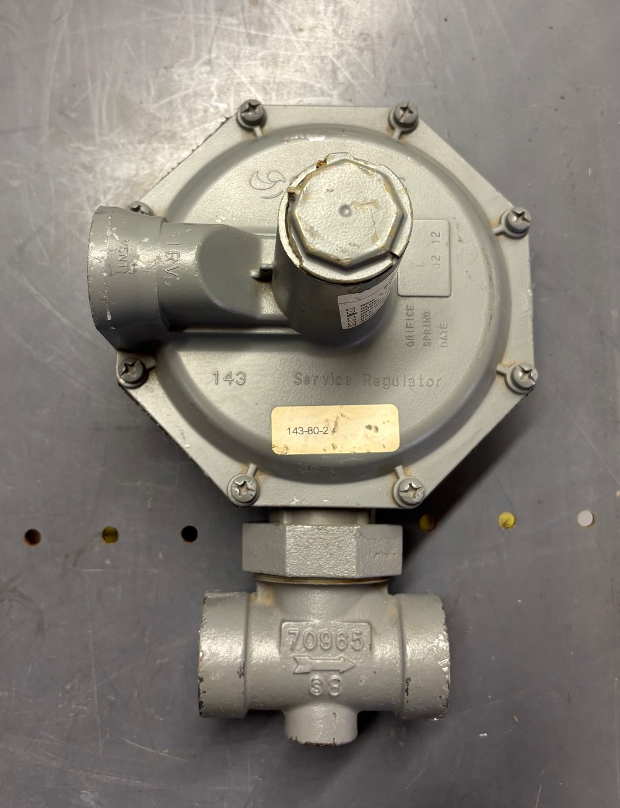 Sensus 143-80-2 Gas Regulator