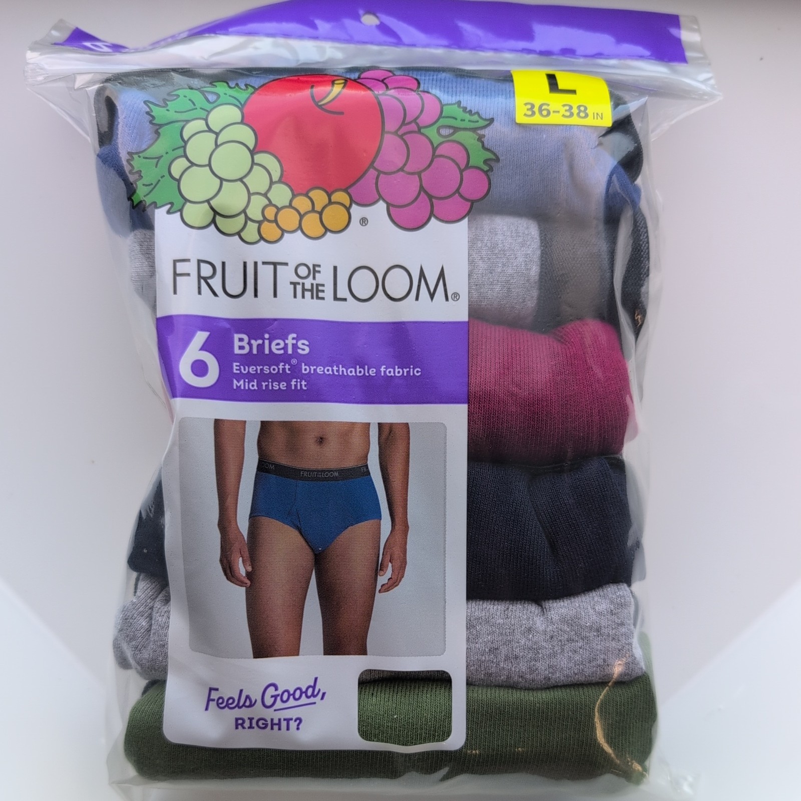 Fruit of the Loom Men's Fashion Briefs, 6 Pack FREE SHIPPING!