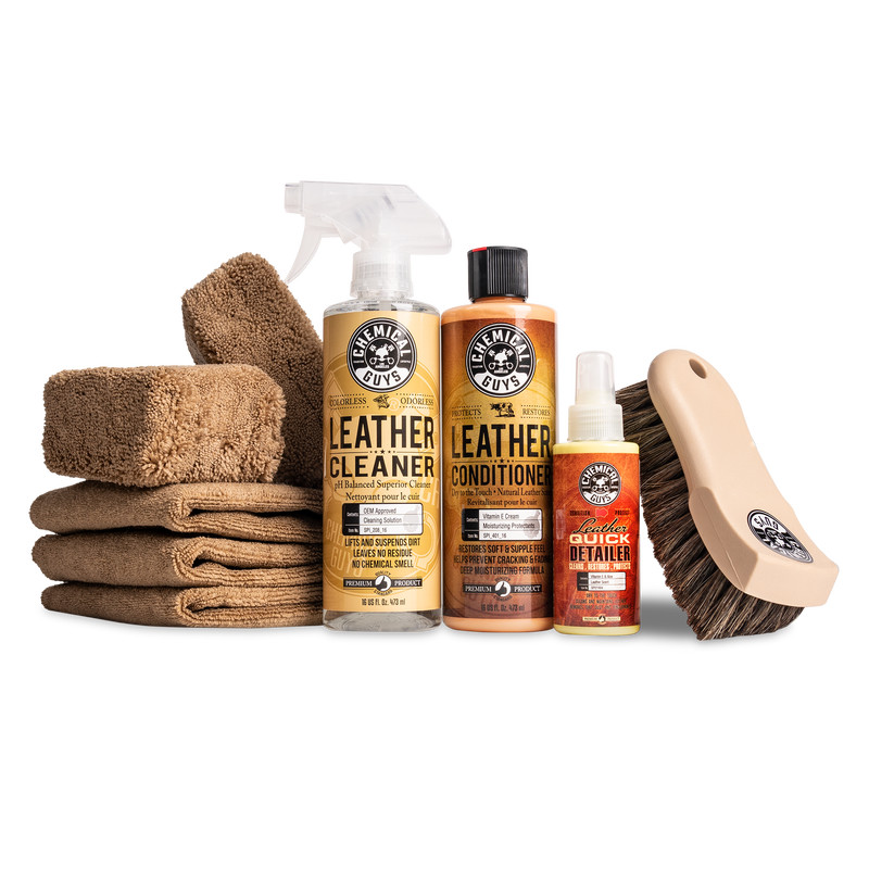 Chemical Guys HOL303 - Complete Leather Care Kit (9 Items)