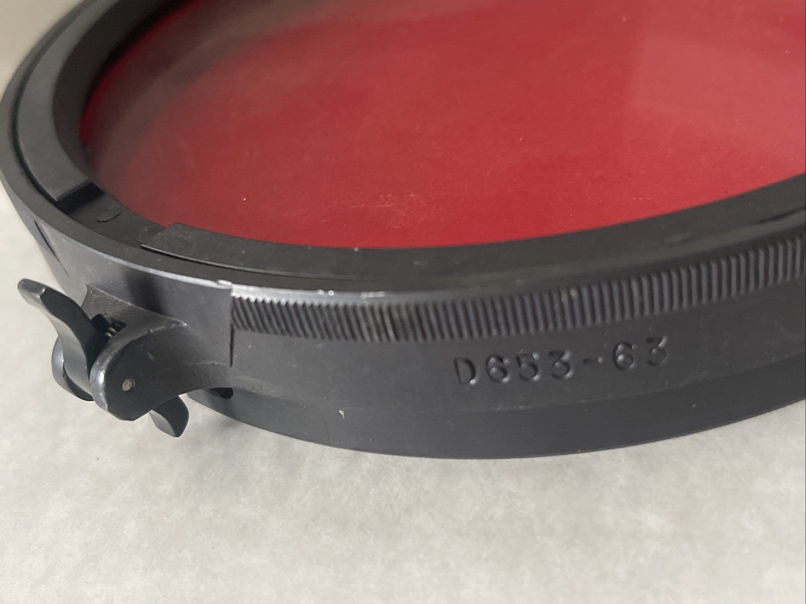 VTG c.1960s Photographic Filter Holder w/ Filter - SYSTEMS 145mm