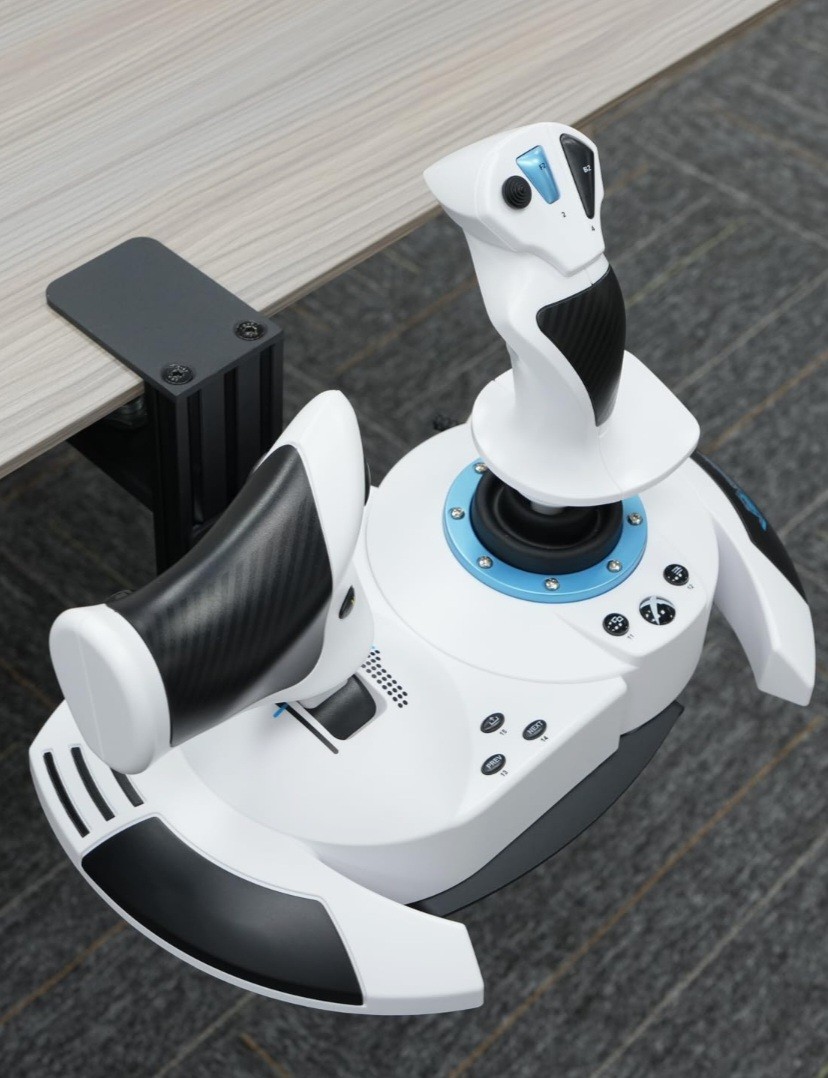 Quick Release Desk Mount Holder Compatible with Thrustmaster Simtask Farmstick,