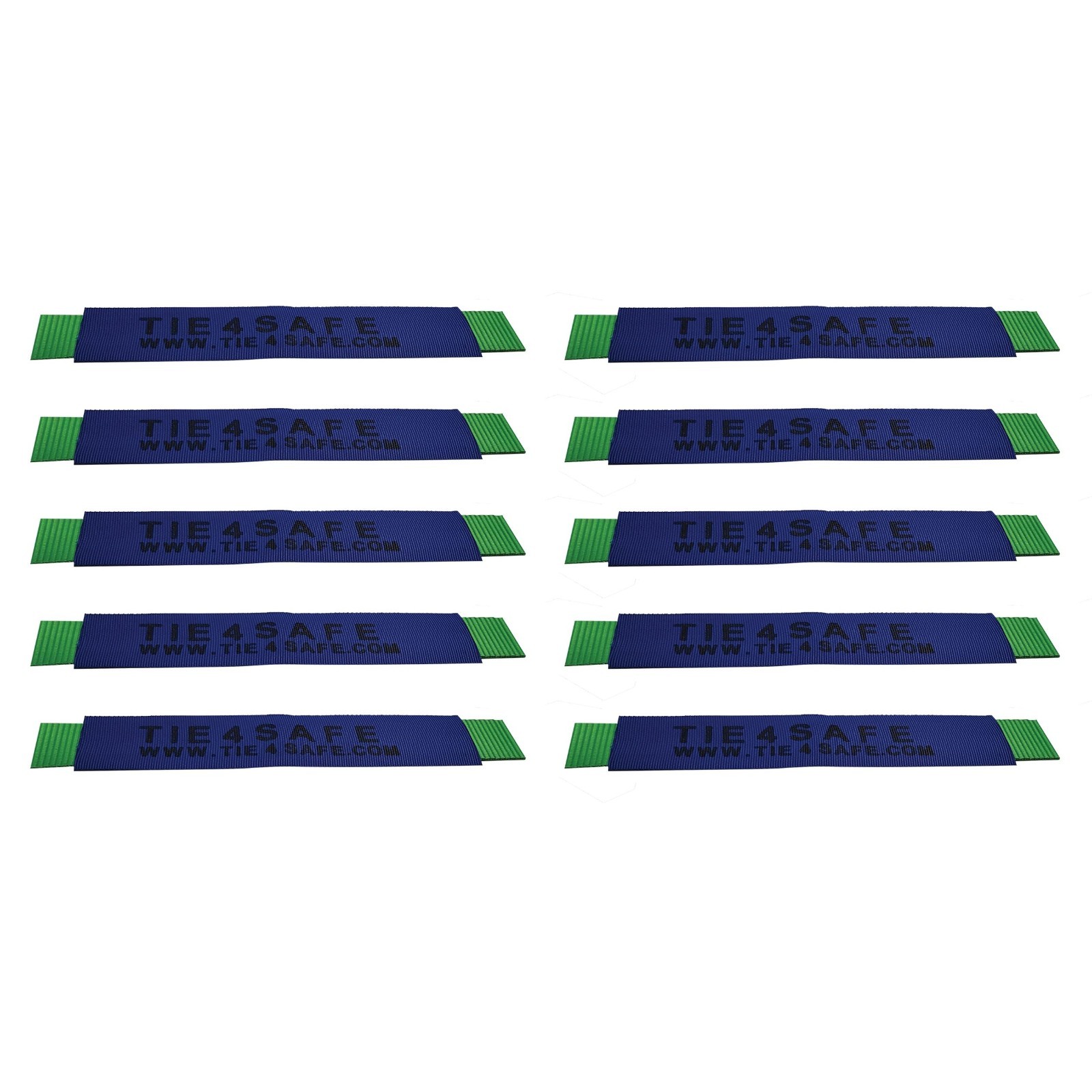 10 Pack 12" Sliding Sleeve Webbing Web Protector for 2" Ratchet Tie Down Strap