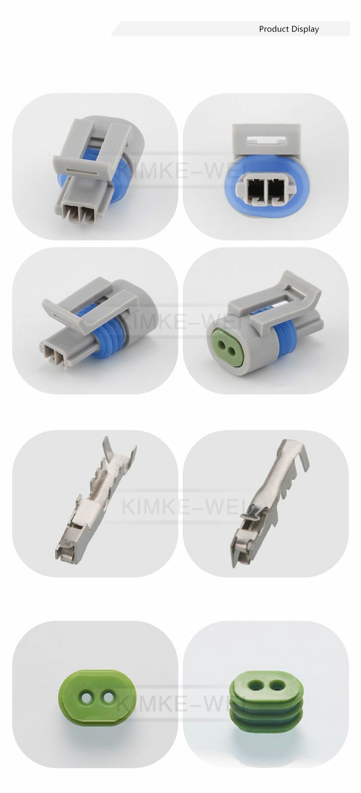 2 Pin GM Delphi Intake Air Temperature Sensor Connector Plug Kit IAT MAT ACT