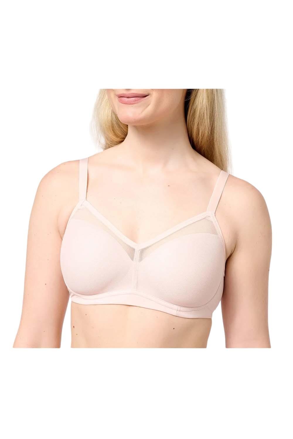 Cuddl Duds Intimates Smooth Micro Wirefree Bra Soft Peach