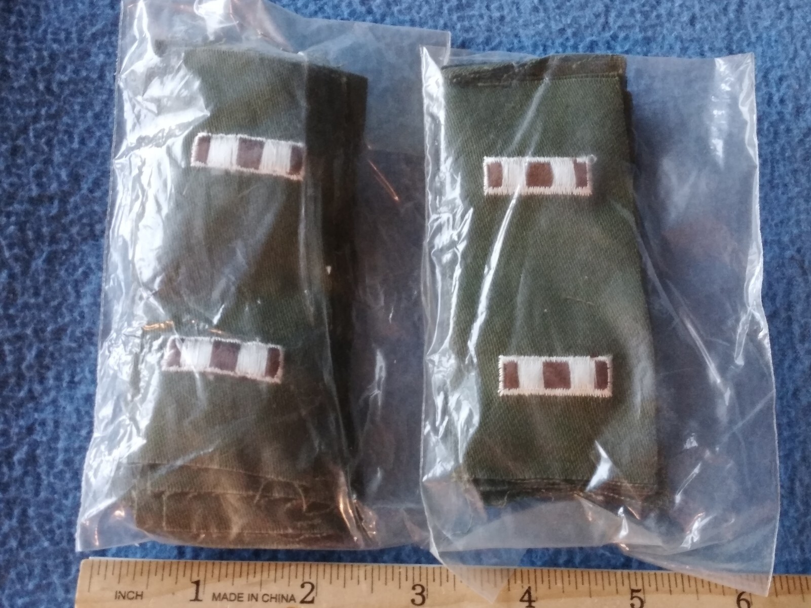 BUNDLE OF 24 PAIRS - VIETNAM ERA - WARRANT OFFICER  Sew-On Patches - NEW