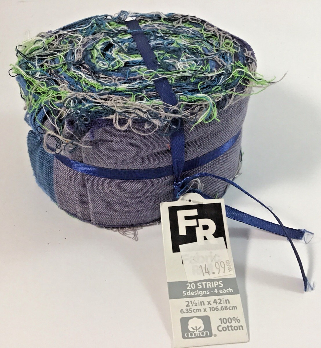 FR Fabric Roll 20 Strips "Luminary Dark Solids" Fabric Roll 2 1/2" x 42"