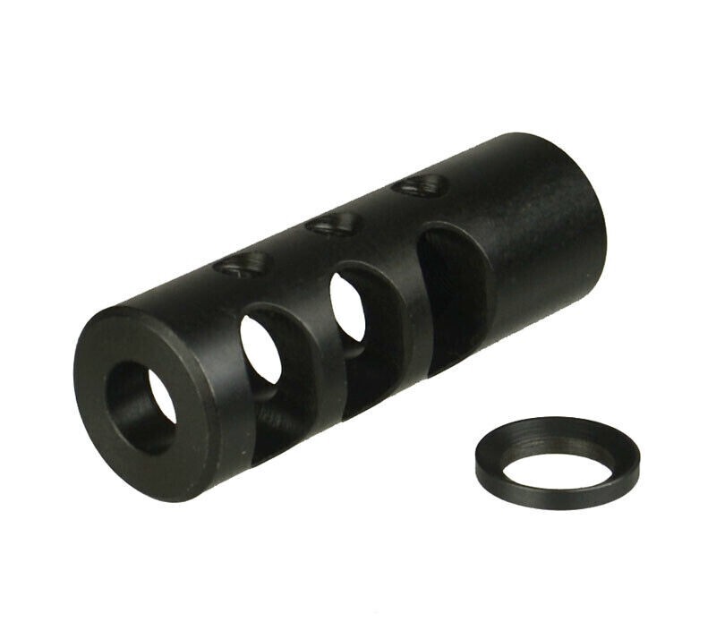 .350 Legend 5/8x24 TPI Thread Competition Muzzle Brake Steel Compensator