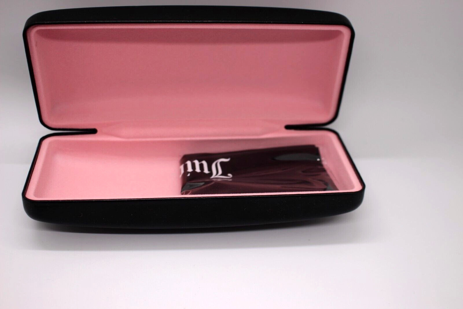 JUICY COUTURE HARD CLAMSHELL EYEGLASSES CASE BLACK