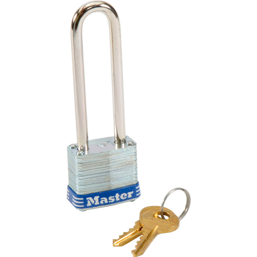 Master Lock 7KALJ Laminated Steel Padlock Keyed Alike - Set of 3