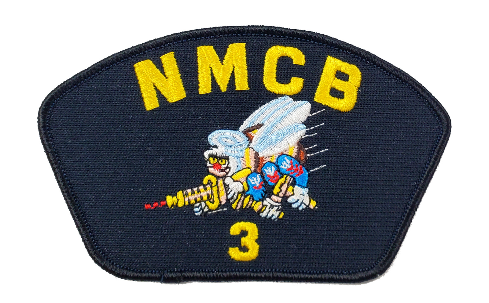 NMCB-3 NAVY SEABEES PATCH - GREAT COLOR - Veteran Owned Business
