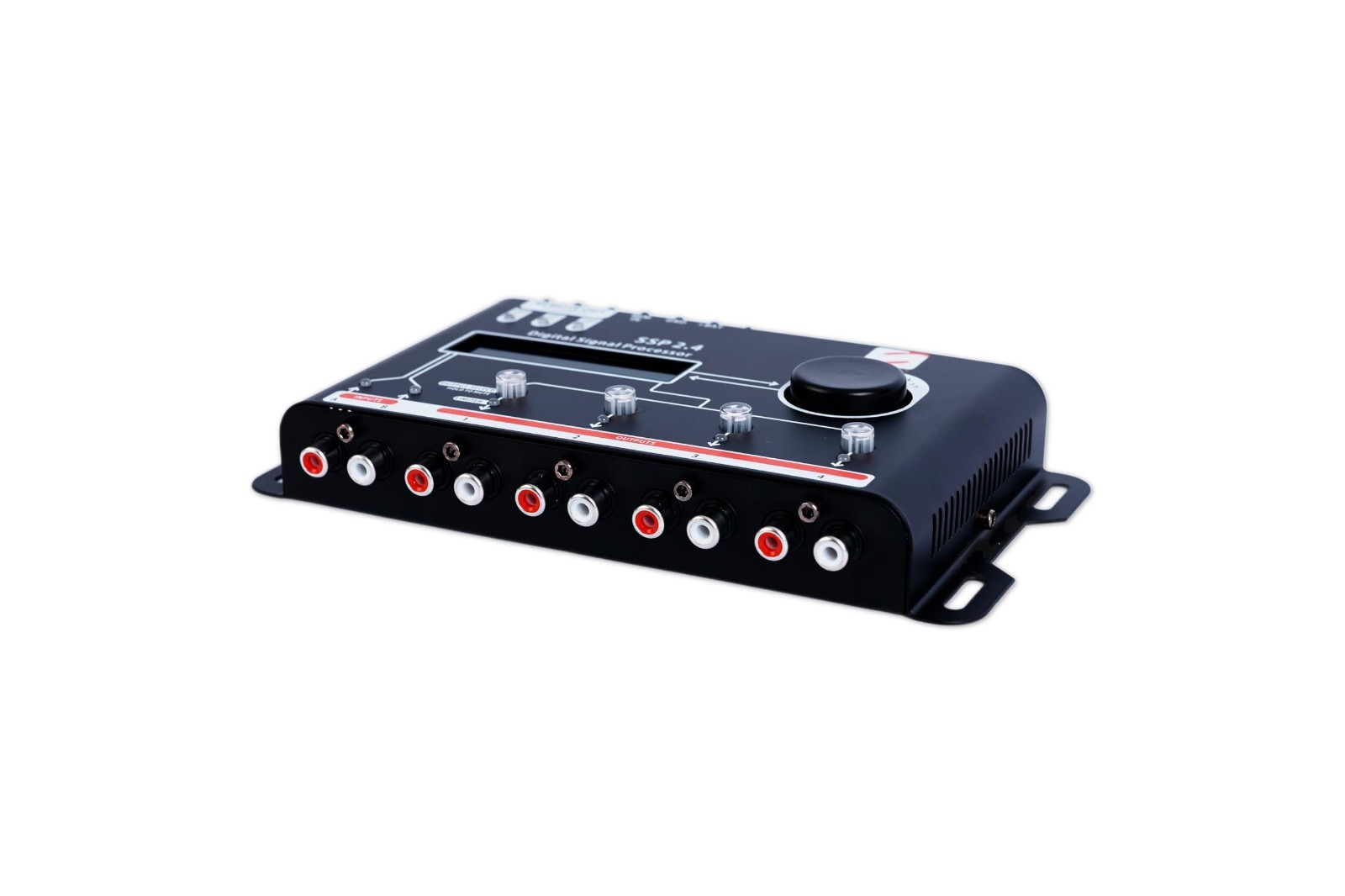 Car Audio DSP Equalizer 15 Band Graphic EQ 2 In 4 or 8 Out Crossover Processor