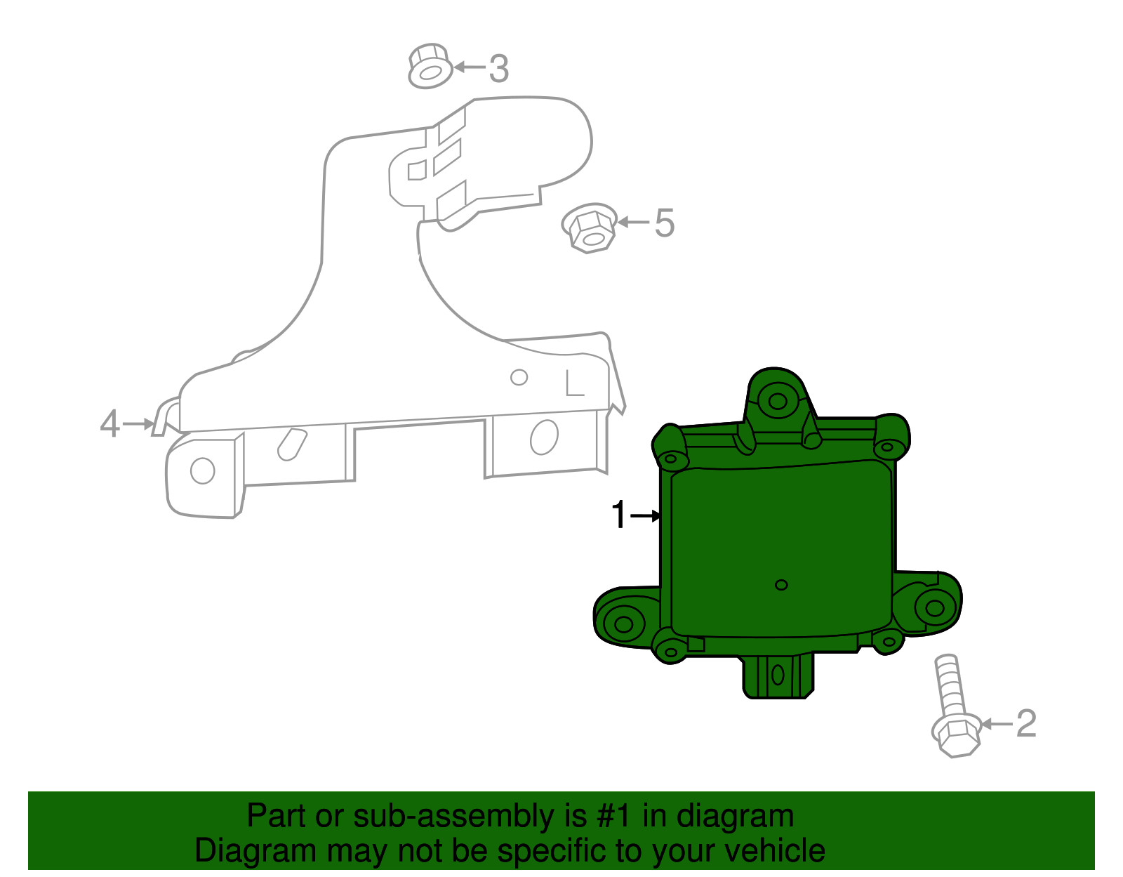 Genuine Mazda Blind Spot Radar TK78-67-Y30E