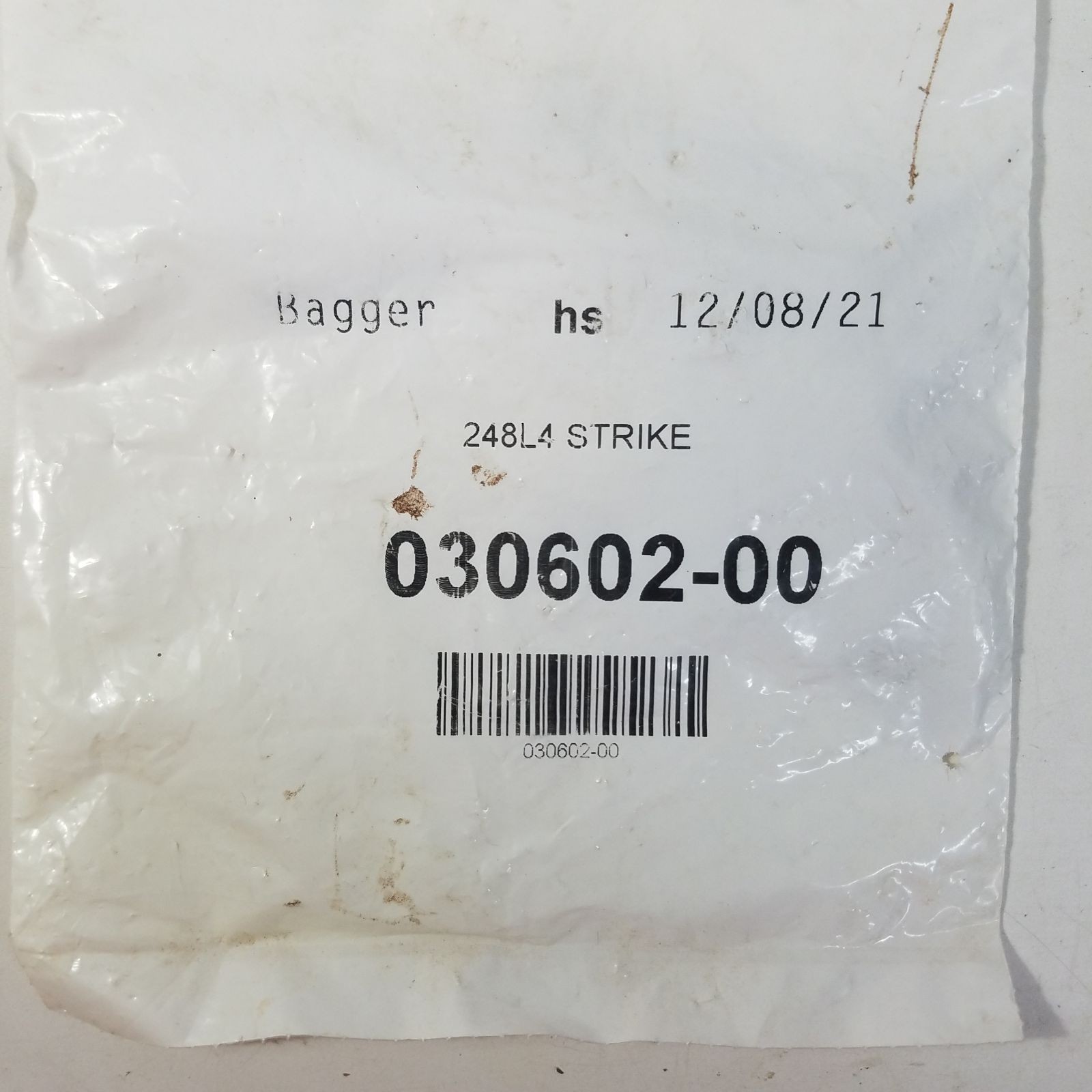Von Duprin 248L4 Strike 030602-00 Vertical Rod Bottom Strike