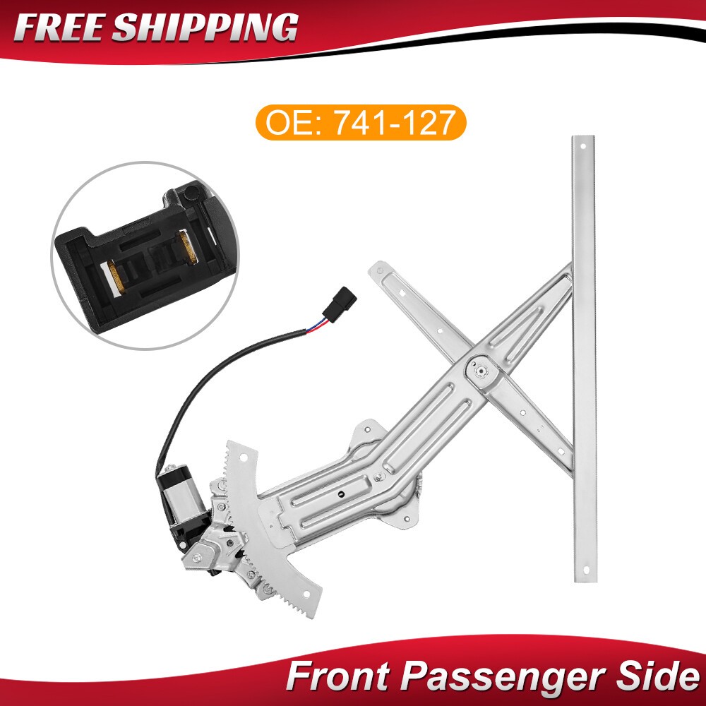 Power Window Regulator and Motor Front Right Passenger For 94-04 Mustang 3.8L