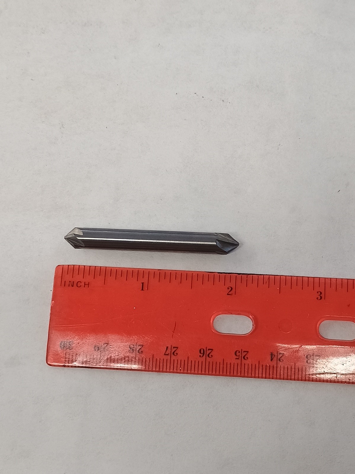Carbide Center Lap 14" Countersink 60 deg. Double End 6 FL