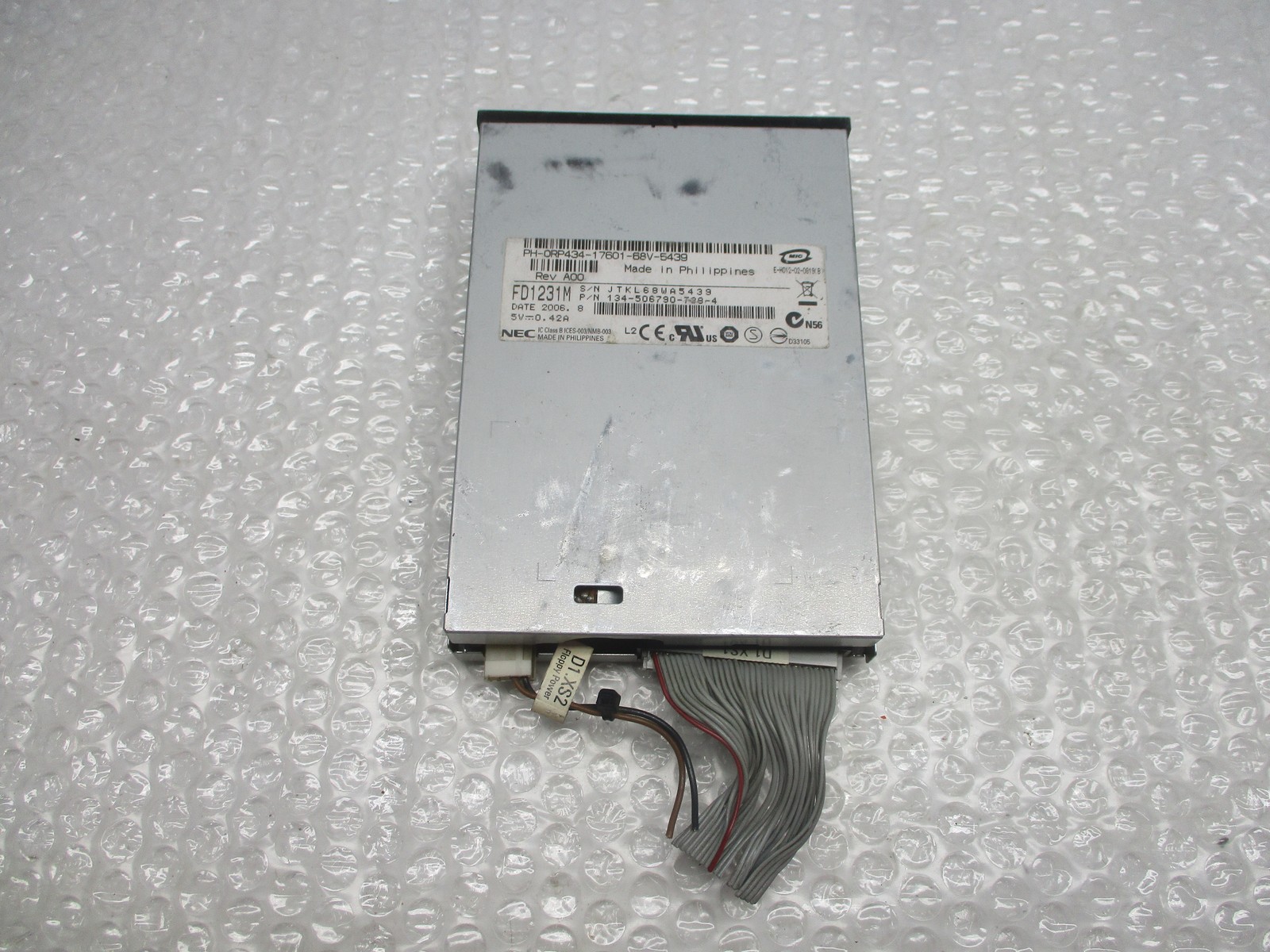 NEC FD1231M FLOPPY DRIVE UNMP