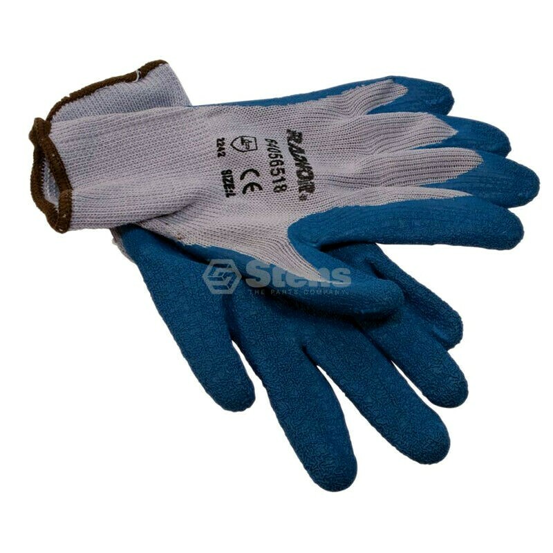 Rubber Palm Coated String Knit Glove X-Large Abrasion Resistance