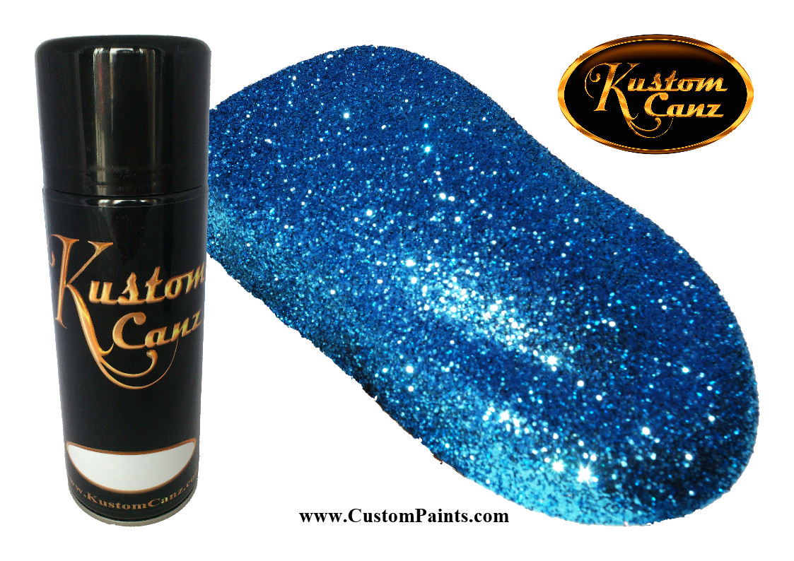 12oz Aerosol Metal Flake Blue (004 HEX) - Urethane Base, Automotive Paint