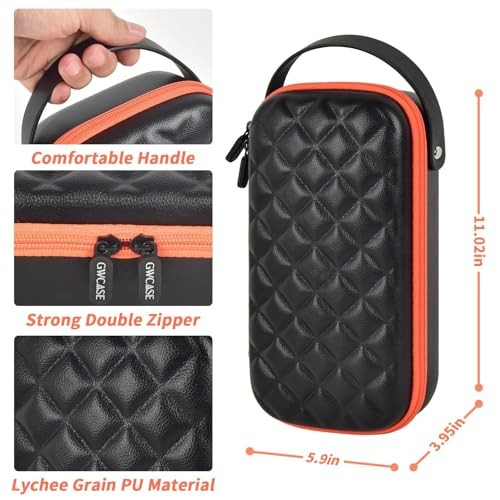 Premium PU Leather Microphone Case for JBL Wireless Two Mic System, Black