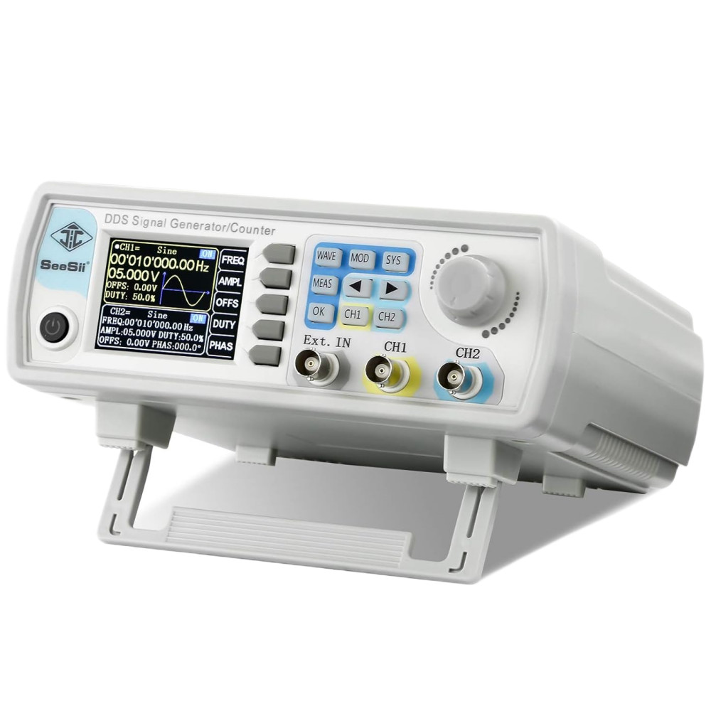 60MHz 200MSa/s 2-Channel Arbitray Waveform Function Generator Frequency Meter