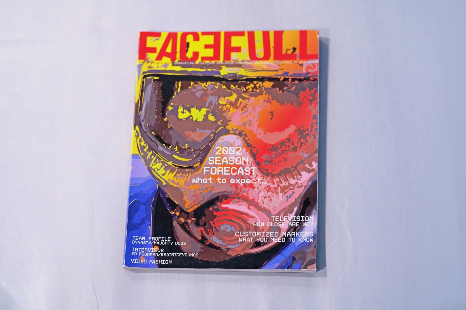 Facefull Paintball Print Magazine April 2002 #4 Rare, Priced To Sell - Dynasty