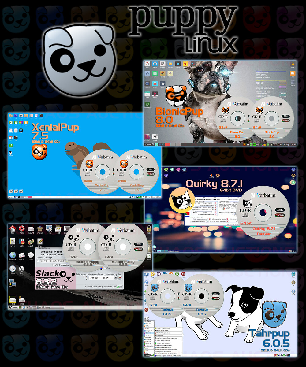 Puppy Linux INSTALL & LIVE CD Editions