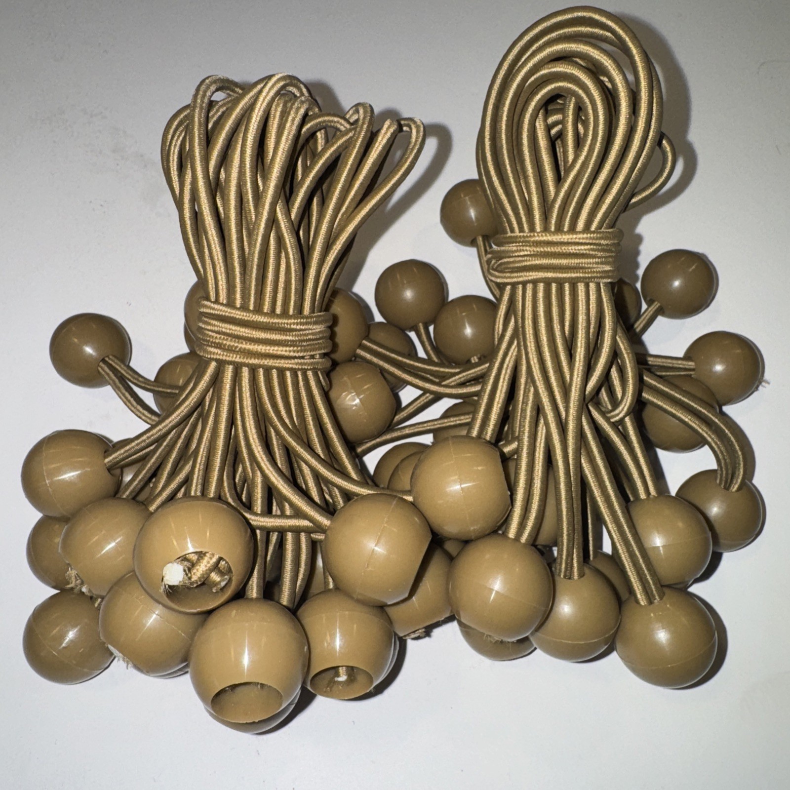 50pcs Ball Bungee Cords 6 Inch Heavy Duty Bungie Cord Balls Canopy Tarp Tie Down