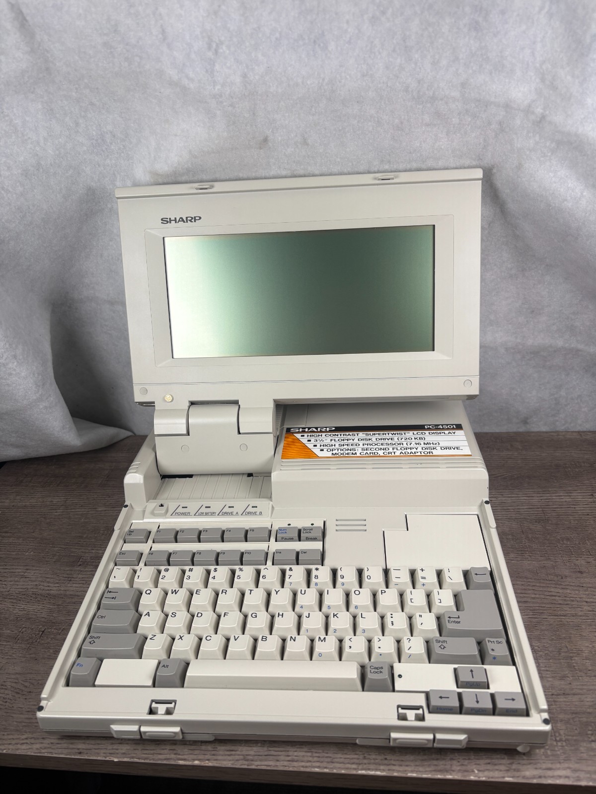 Sharp PC 4501 Personal Computer Manual Cord - Tested