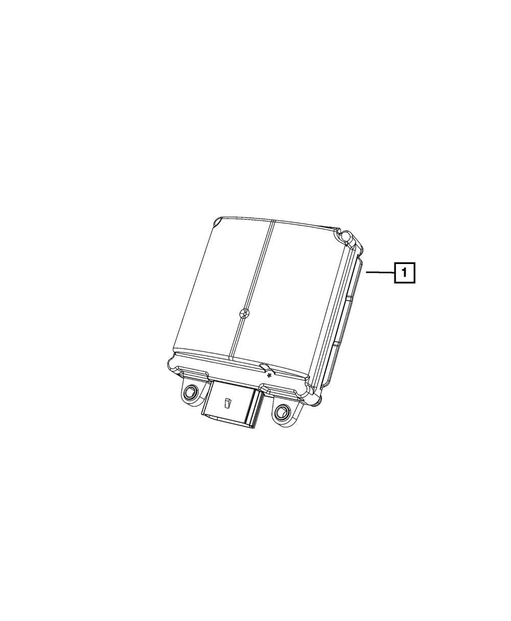 Genuine Mopar Blind Spot Detection Sensor 68418245AC
