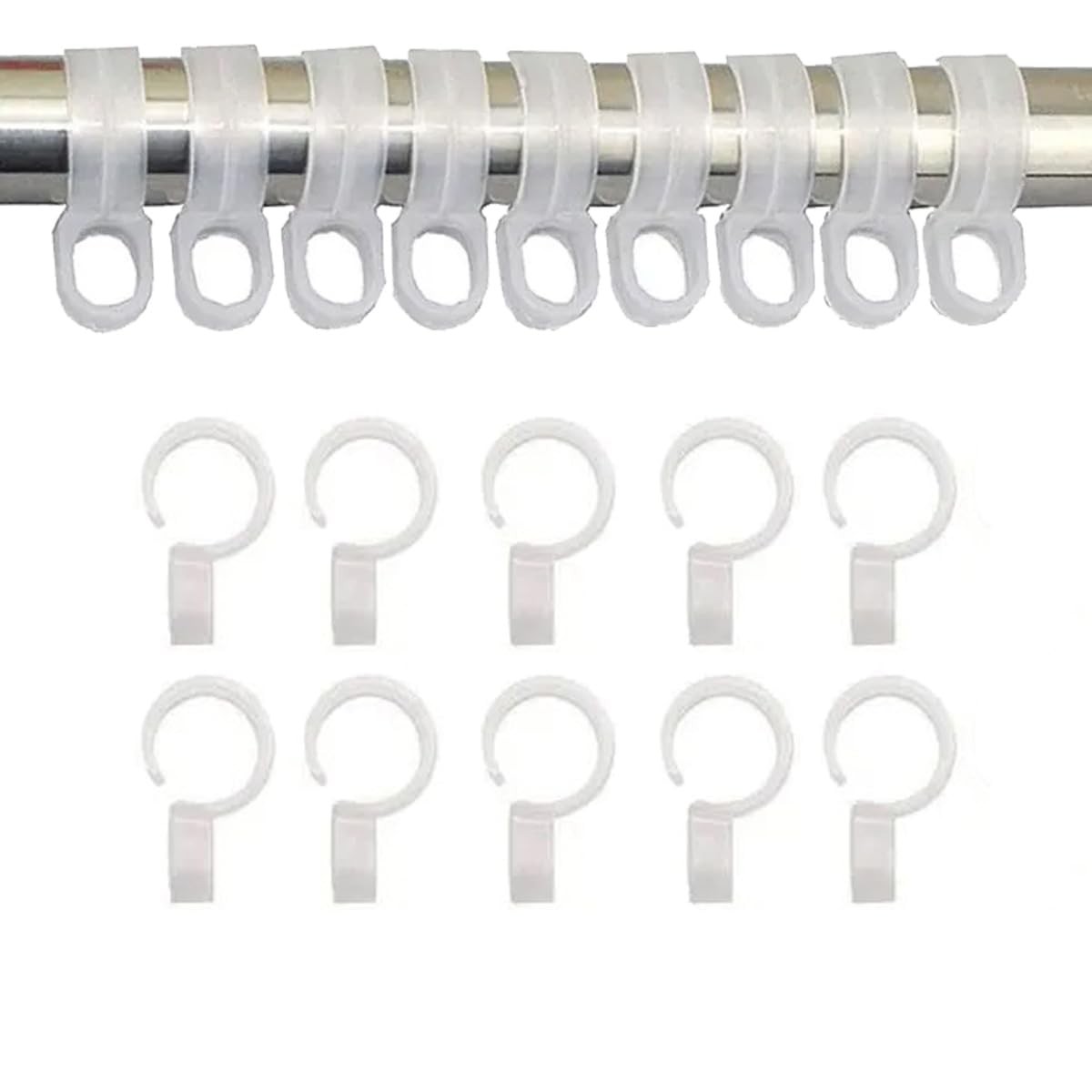 20 Pieces Windproof Hanger Hooks,Non-Slip Clothes Hanger Buckle Clip,Laundry ...