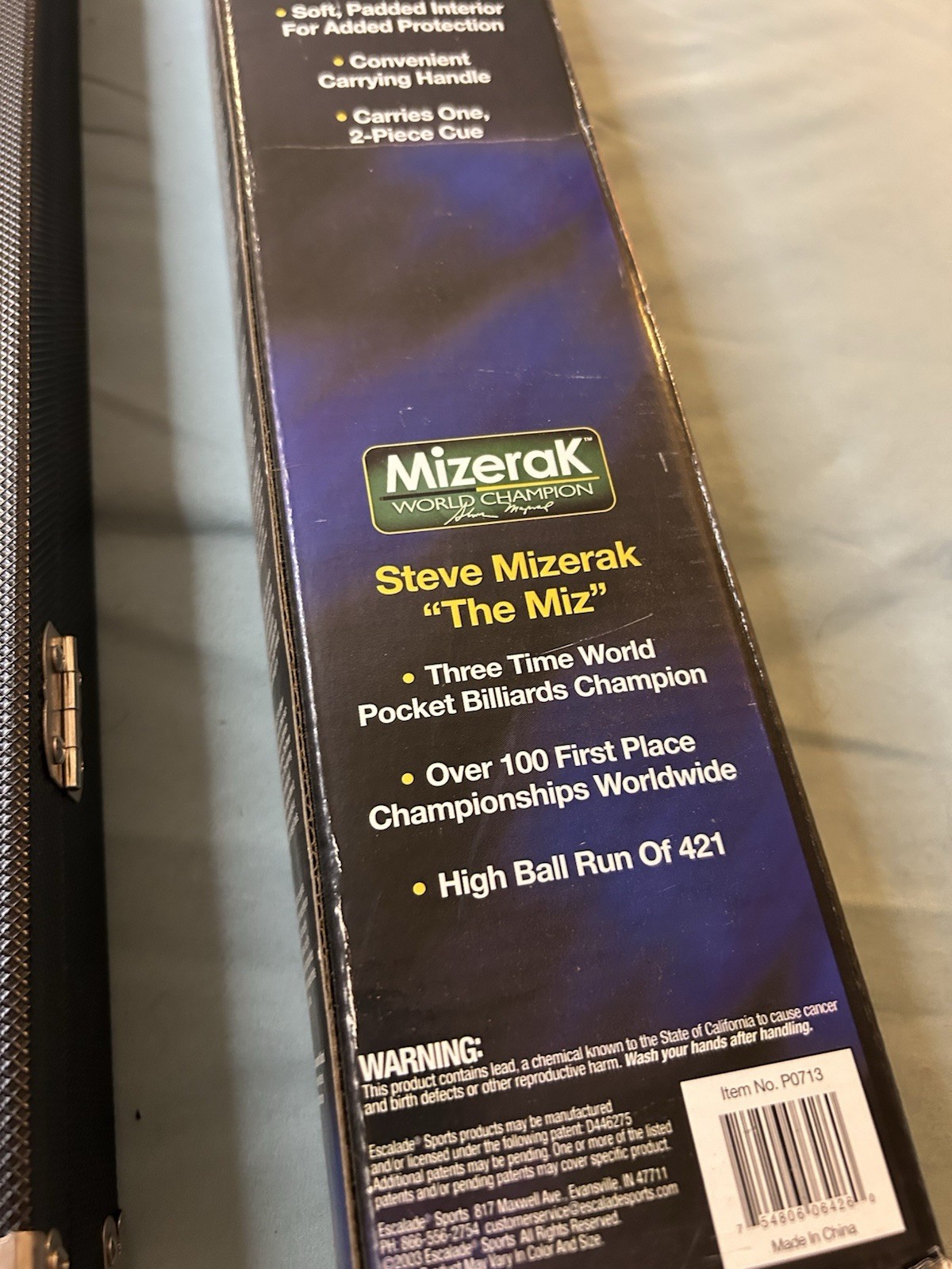 Mizerak Hard-Sided Pool Cue Case