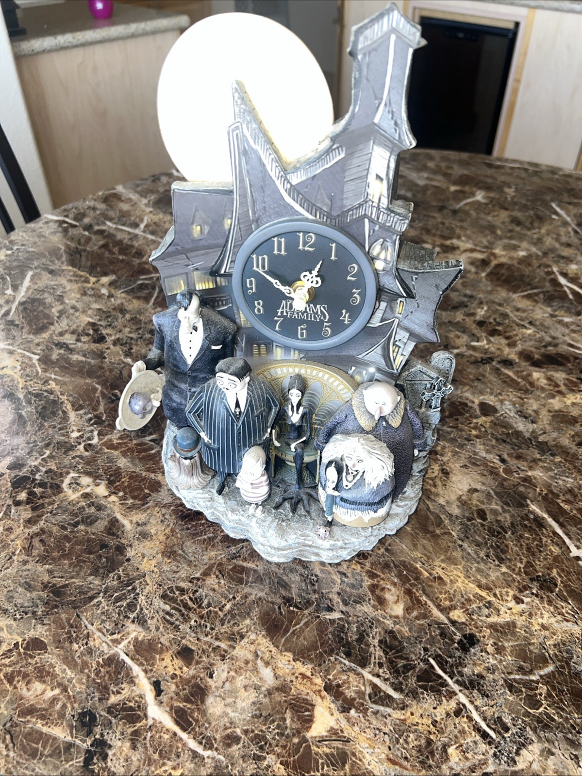 Bradford Exchange The Addams Family Clock Limited Edition RARE Collectible Read