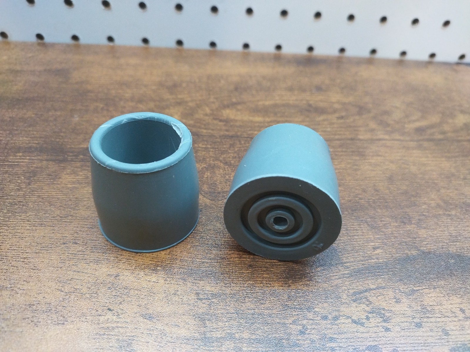 1 Pair Drive Medical 1" Metal Reinforced Feet Tips for Canes Walkers Chairs DME