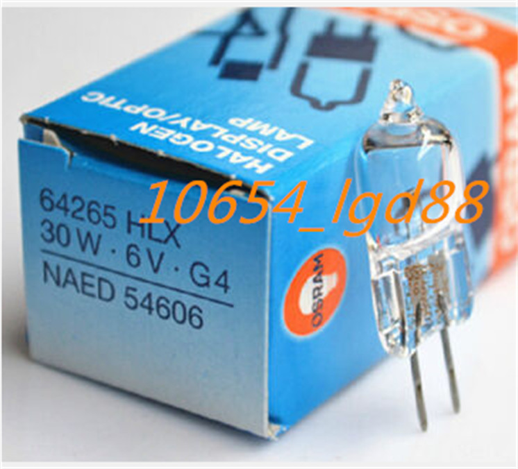 For OSRAM 64265 HLX HLX64265 6V 30W G4 Microscope Analyzer Lamp @9