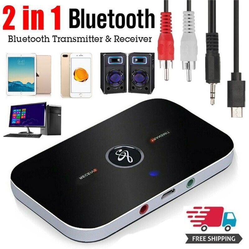 Bluetooth Transmitter Receiver Wireless Audio Adapter For TV Speaker RCA Adapter