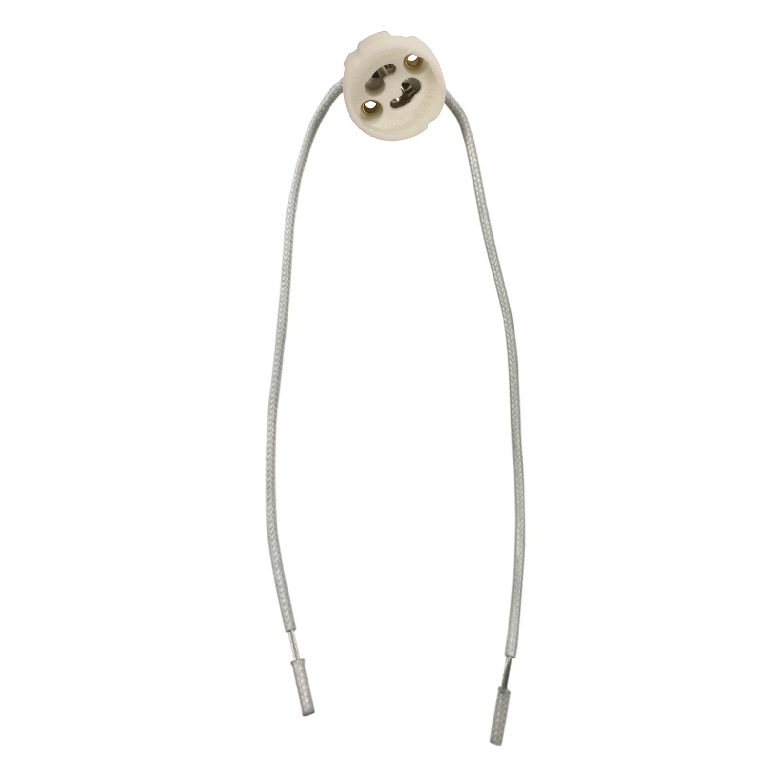 Satco 90-1552 Ceramic GU10 LED Halogen Light Socket With 8" Inch Wires Leads