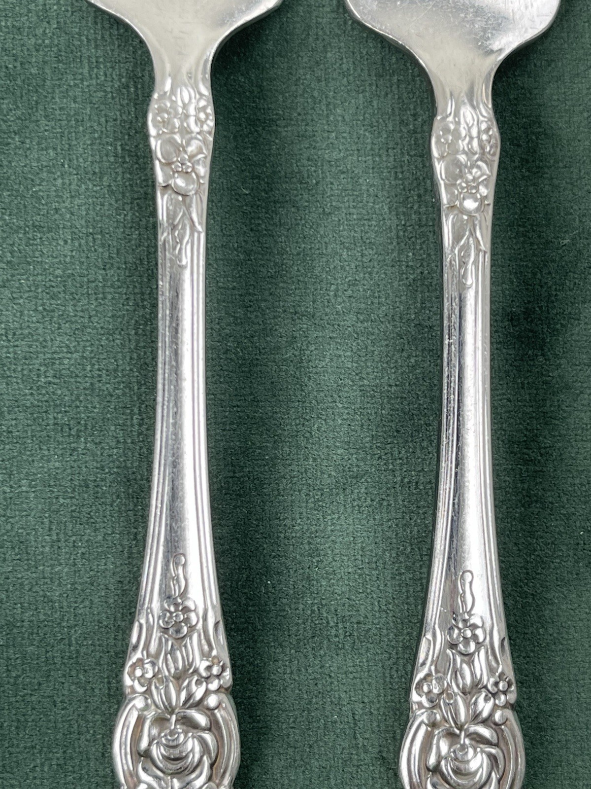 Oneida WORDSWORTH Sugar Spoon Dinner Fork Set 3 Stainless Flatware USA Made