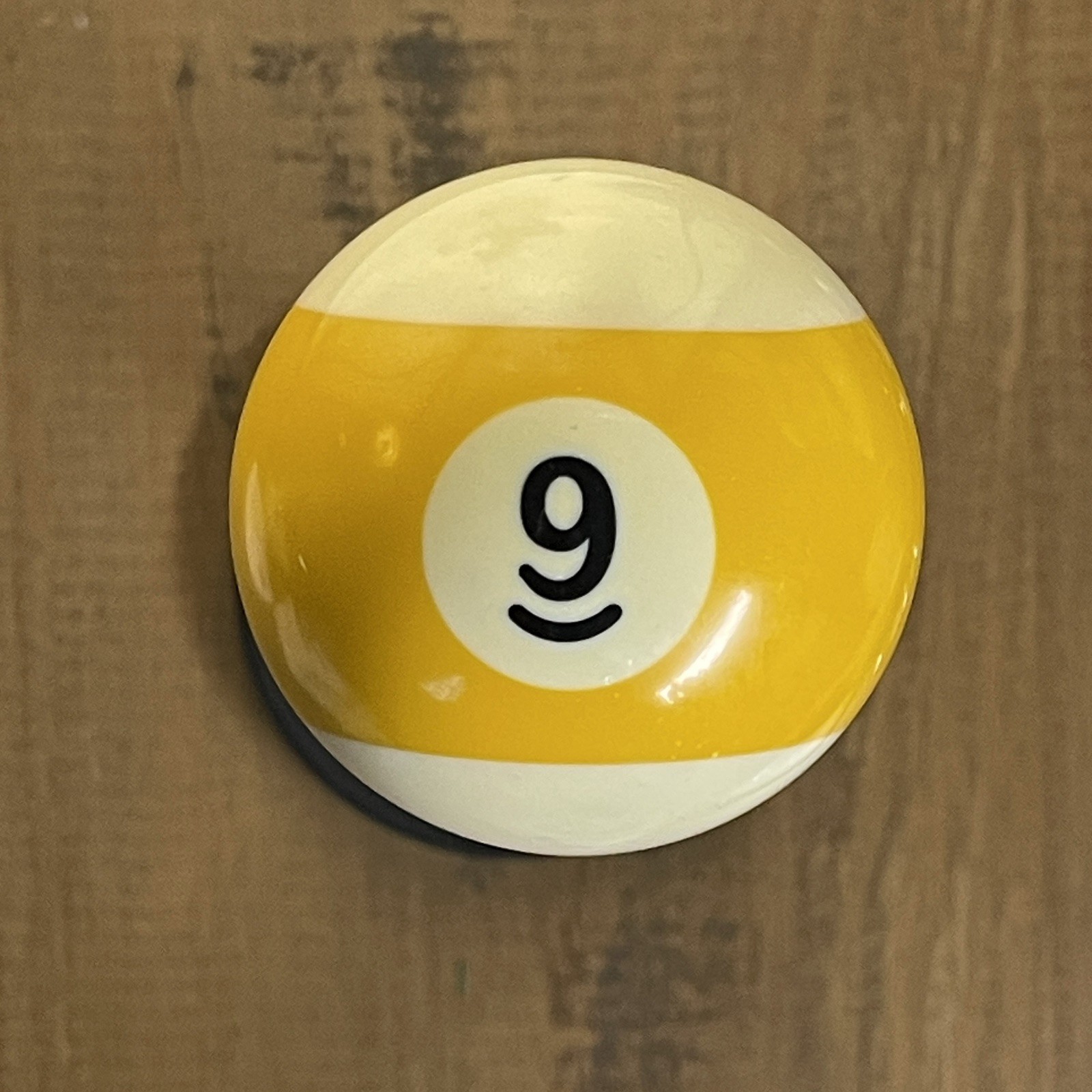 Vintage 9 Nine Ball Billiard Ball