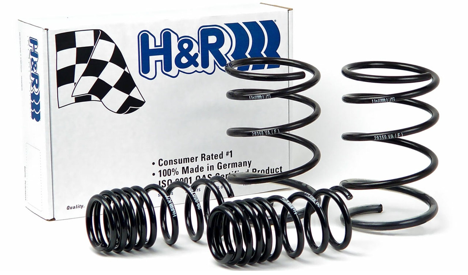 H&R Lowering Sport Springs for 12-18 Volvo S60 T5 Base R-Design AWD FWD 28889-2