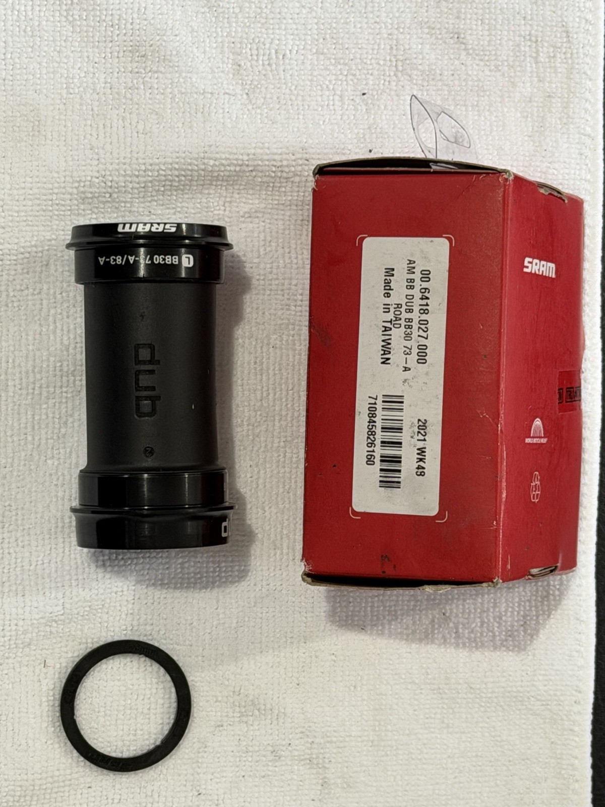 SRAM DUB Road Bottom Bracket (Black) (BB30A) (73mm)