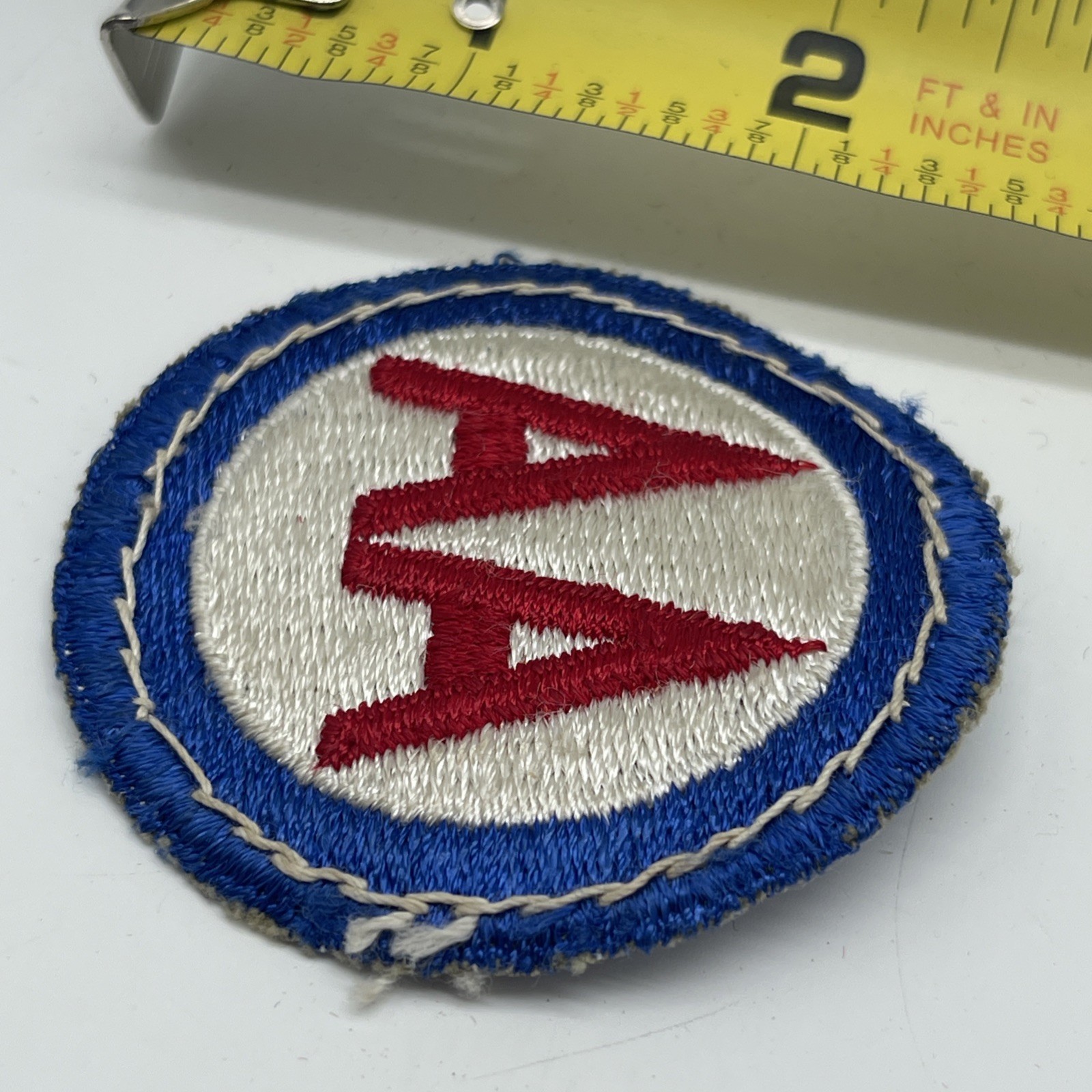 U.S. Military Anti Aircraft Command Patch Insignia “AA” 2.5” Circle Cut Edge