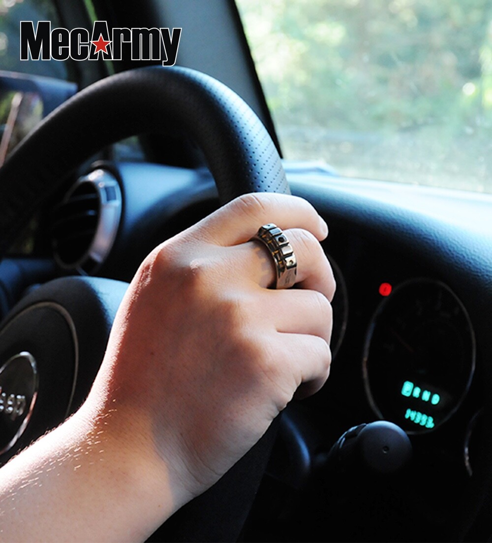 Tactical Ring With Hidden Bottle Opener Function, size 8