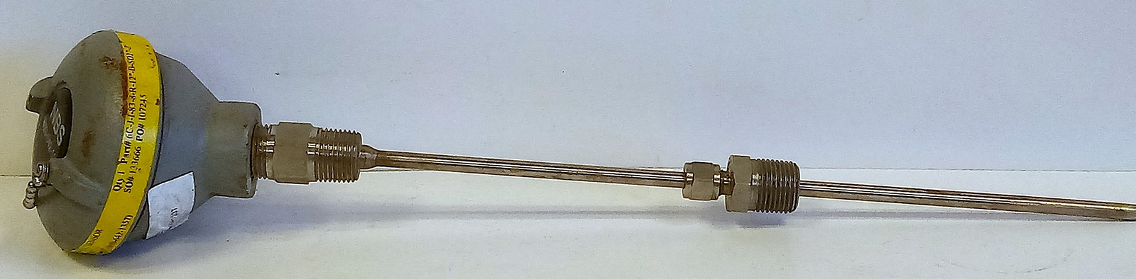 National Basic Sensor 6C-J-1-83-8-R-12"-B-SD27-Z Type J Thermocouple Probe/Senso