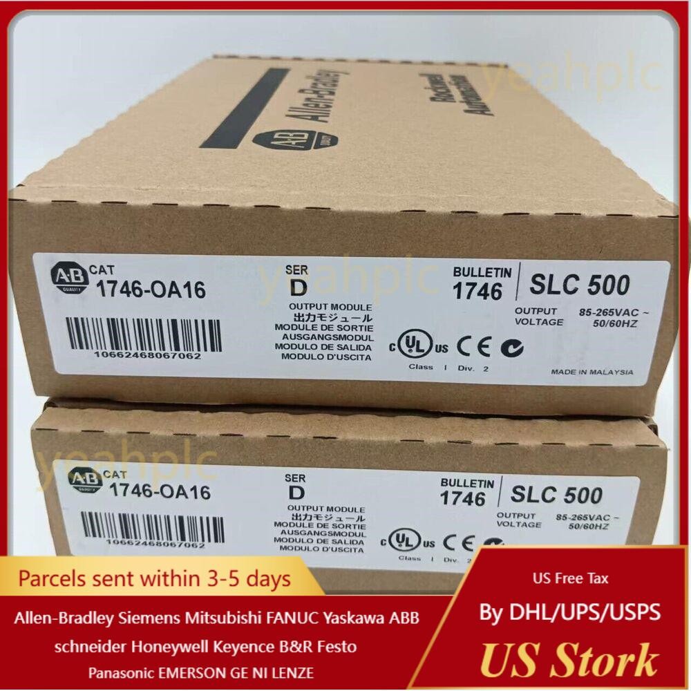 New Factory Sealed AB 1746-OA16 SER D SLC 500 Output Module 1746OA16