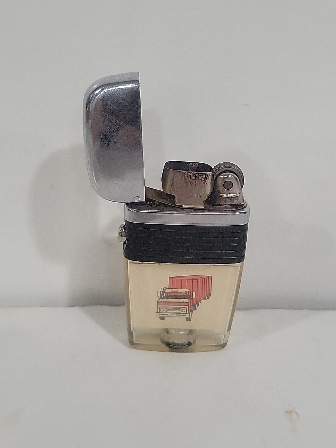 Personalized 1978 Ron Wilson Trucker Refillable Vu-Lighter with Black Band