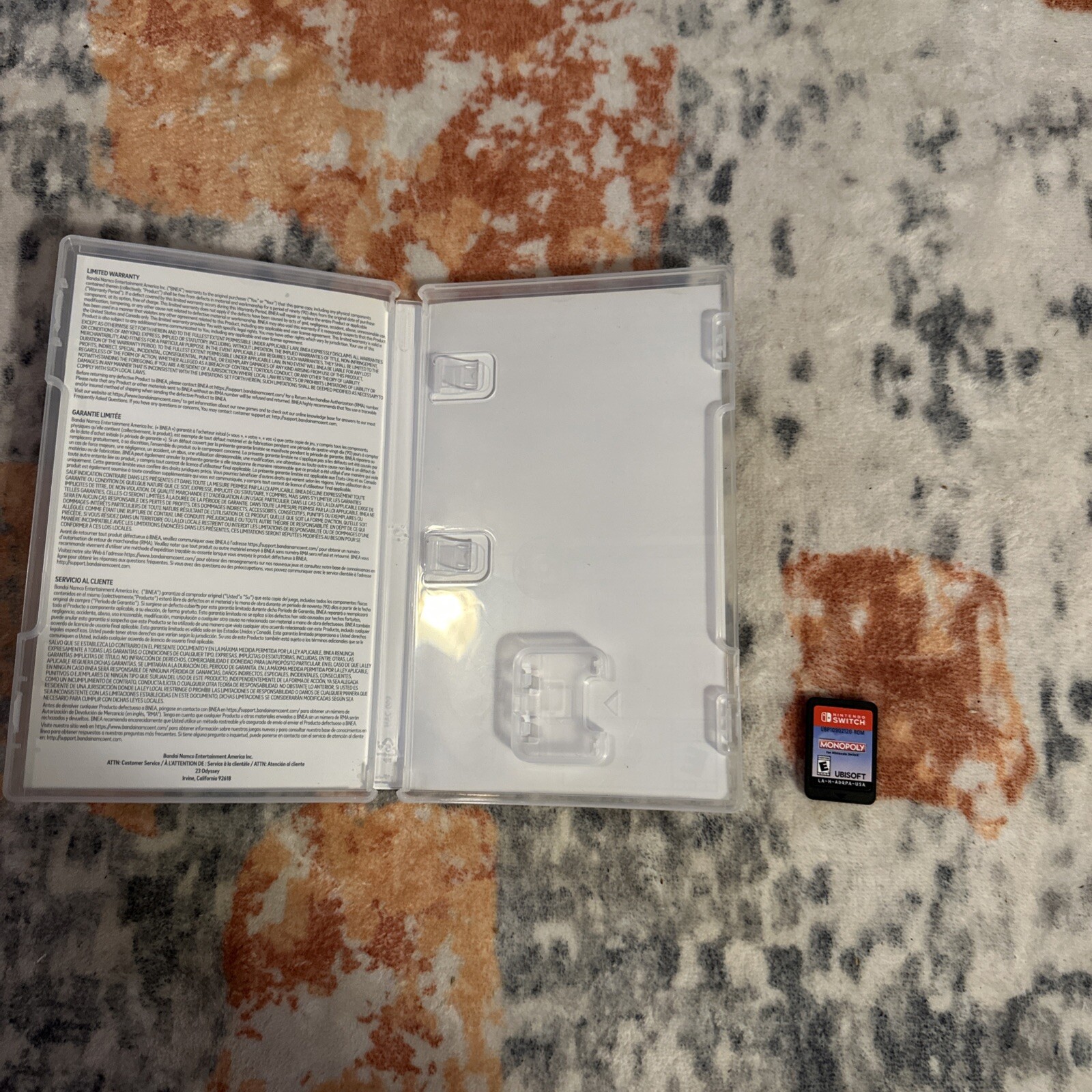 (#10)PAC-MAN World Re-Pac - Nintendo Switch - CASE ONLY - NO GAME.+game Monopoly